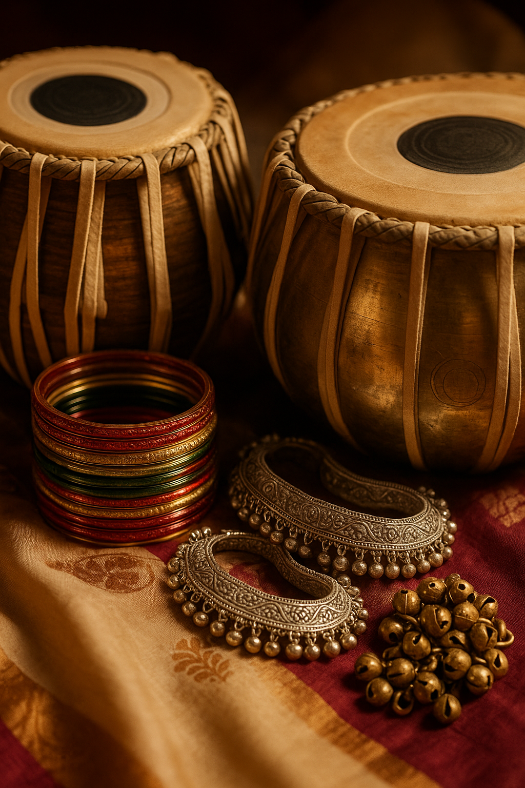 20251002 1929 Tabla And Kathak Elegance Simple Compose 01k6jke59peby92jt5bjj3jwm5 1